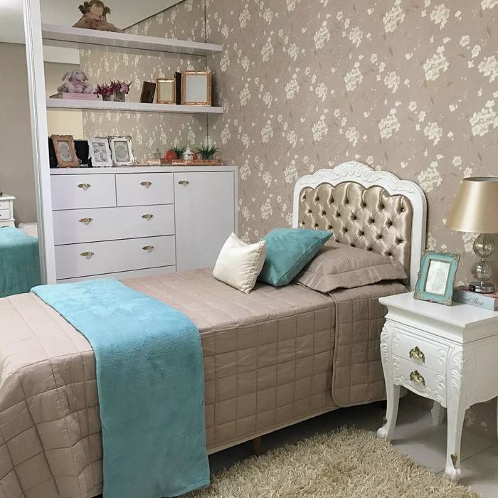 QUARTO DE MENINA, ISADORA MARTEL interiores ISADORA MARTEL interiores Kamar tidur anak perempuan