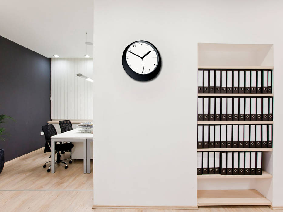 Office Wall Styling, Just For Clocks Just For Clocks Phòng học/văn phòng phong cách hiện đại Nhựa Accessories & decoration