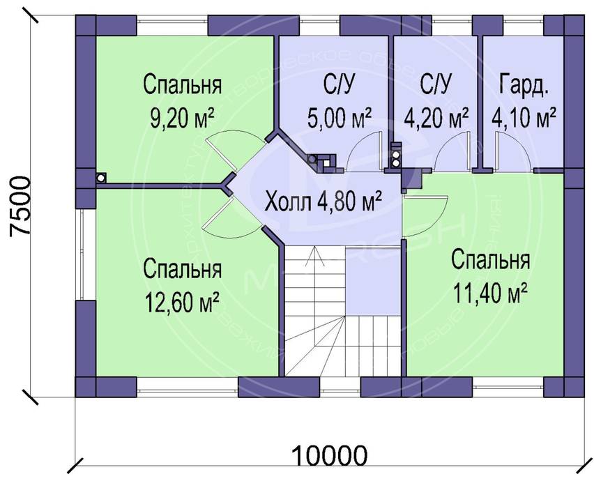 Compact Bonus (Жить и трудиться надо на природе!), Архитектурно-творческая мастерская "M-FRESH" Архитектурно-творческая мастерская 'M-FRESH' Classic style bedroom