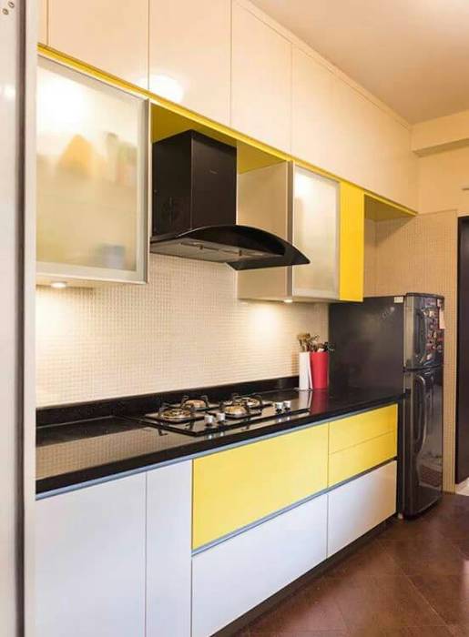 Modular kitchen SAI INTERIOR DESIGNERS-SID Modern kitchen Cabinets & shelves