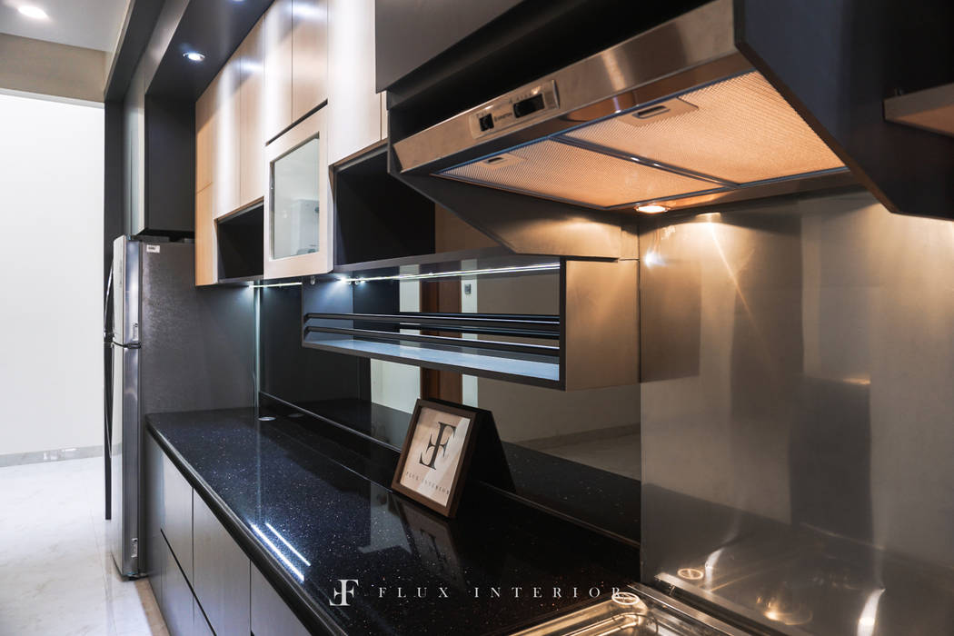 Modern Kitchen at Puri Botanical Garden Residences, Flux Interior Flux Interior Dapur Modern