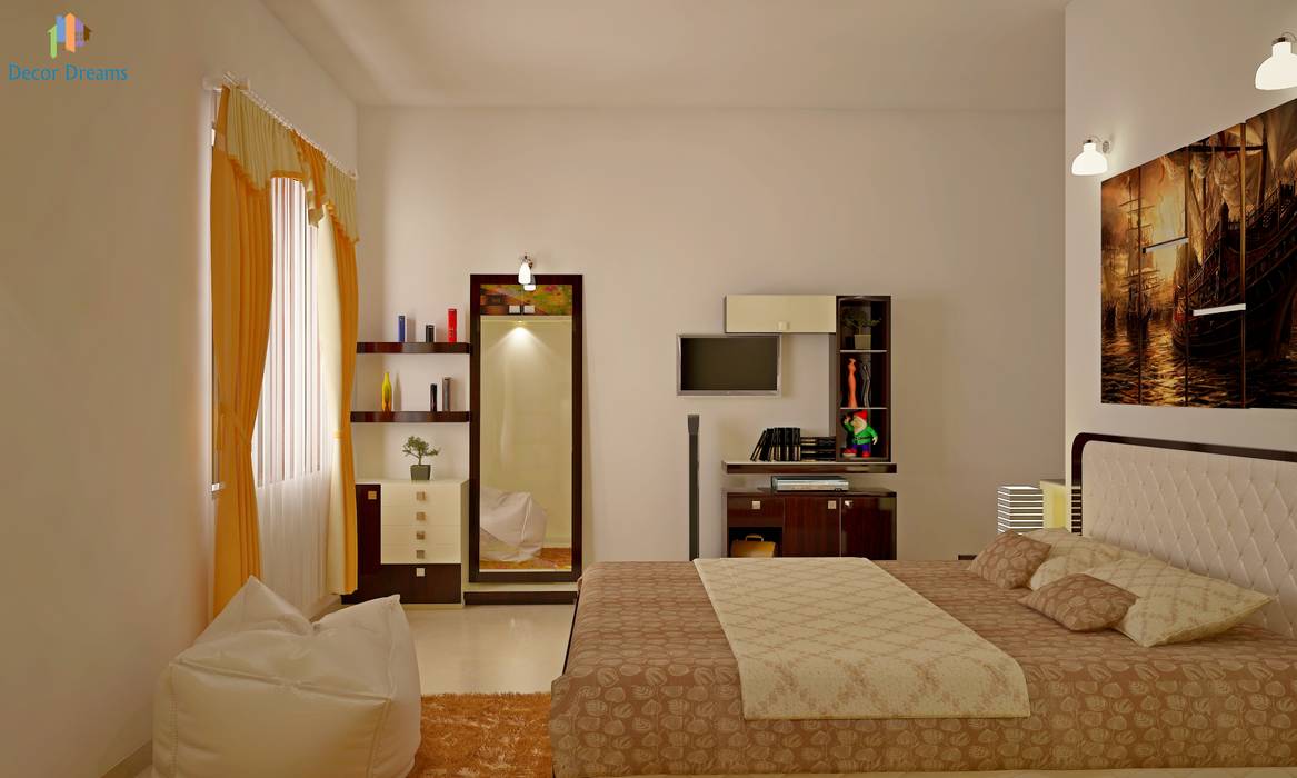 Sobha City, 3 BHK - Mr. Agrawal, DECOR DREAMS DECOR DREAMS Modern style bedroom