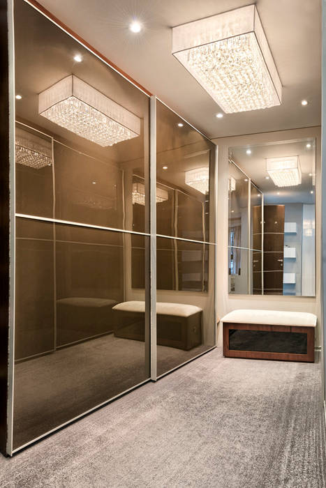 Rose St, House Couture Interior Design Studio House Couture Interior Design Studio Phòng ngủ phong cách chiết trung Wardrobes & closets