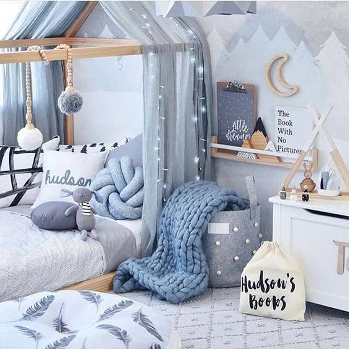 Inspiración para dormitorio infantil, Vero Capotosto Vero Capotosto Dormitorios infantiles modernos: niño,niña,kids,baby,bebe,room,infantil,textil,cuarto,gris,grey,Decoración y accesorios