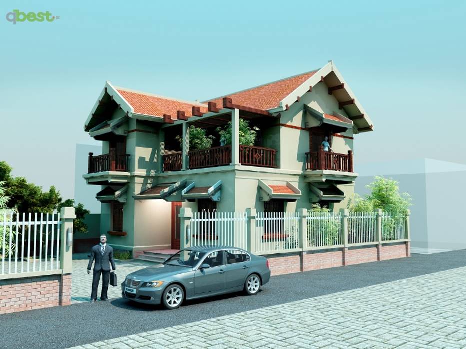 Biệt thự nhỏ, Công ty TNHH Thiết kế và Ứng dụng QBEST Công ty TNHH Thiết kế và Ứng dụng QBEST Villas