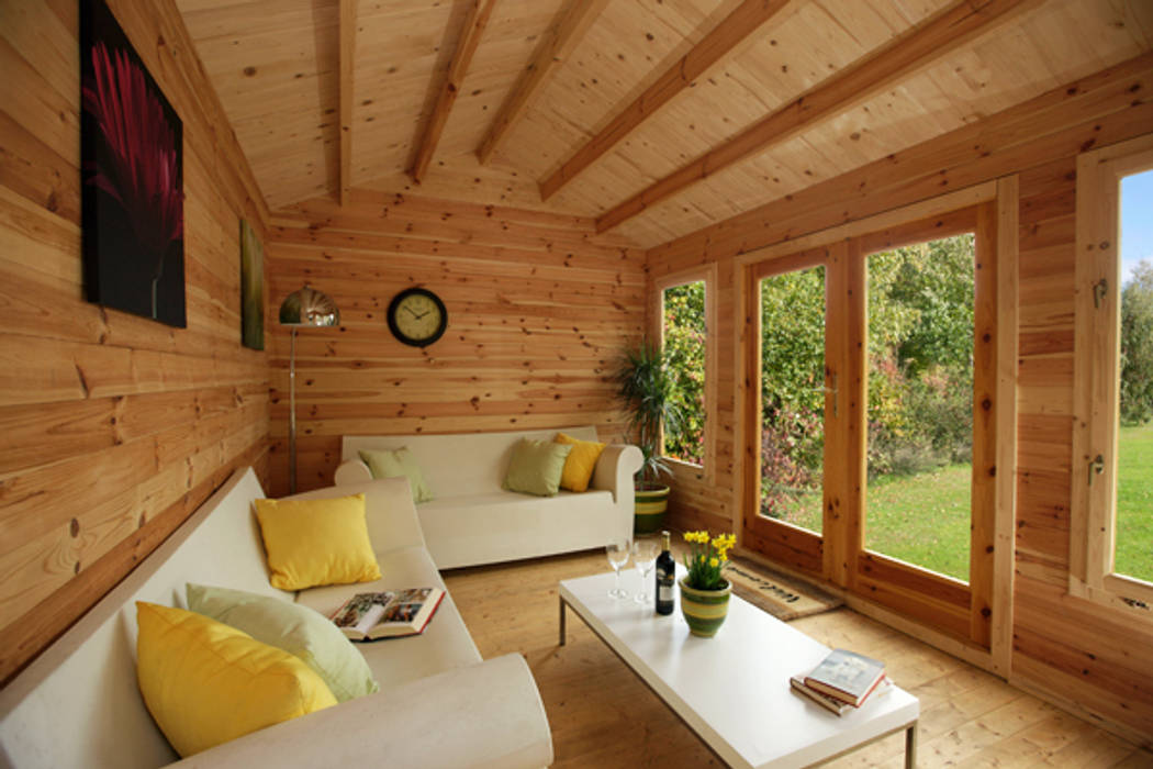 Alderley Log Cabin Interior Rustic By Wonkee Donkee Forest