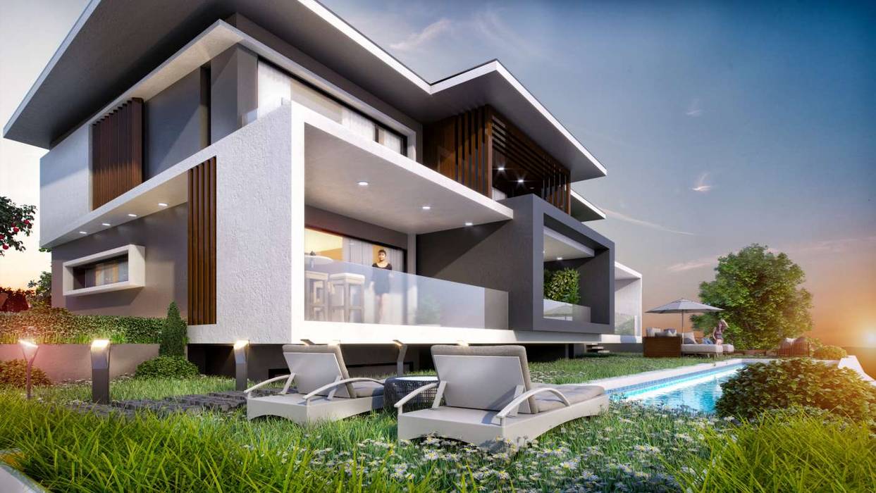 Ayvalık villa modern evler vero concept mi̇marlik modern homify