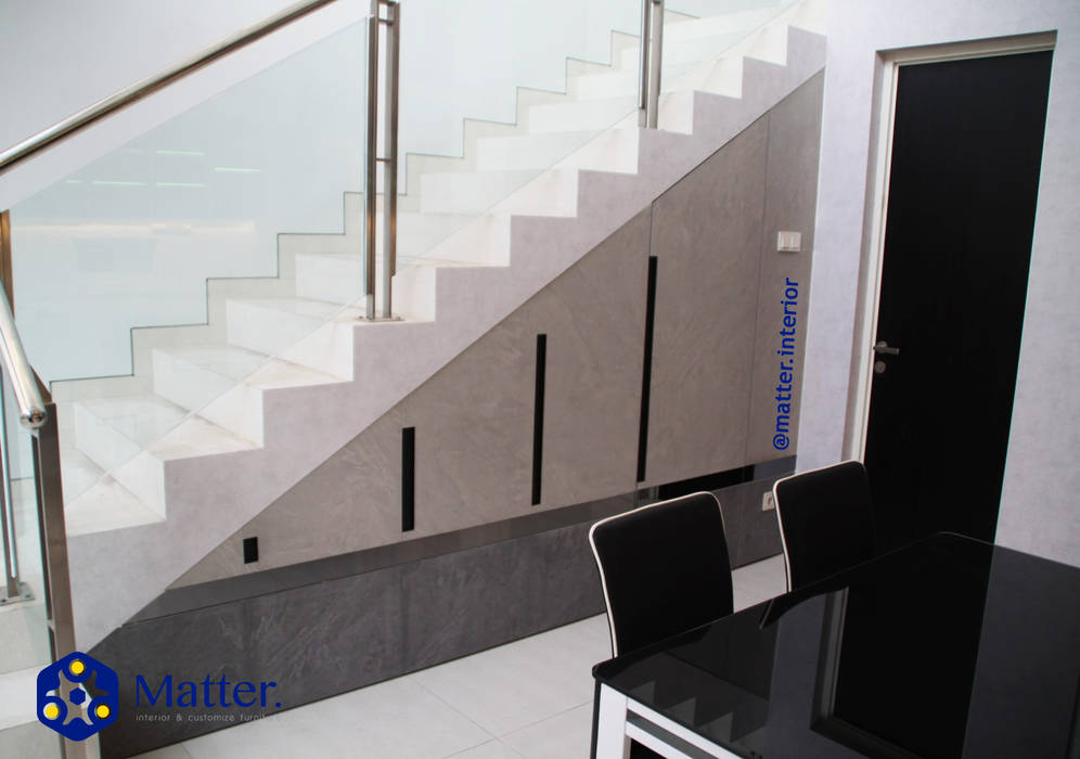 Stairs storage room/ bawah tangga Matter Interior Koridor & Tangga Minimalis