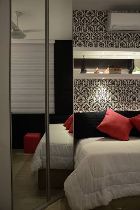 Armario Em Angulo Tipo Closet Quartos Modernos Por Fernanda Amorim Arquiteta Moderno Homify