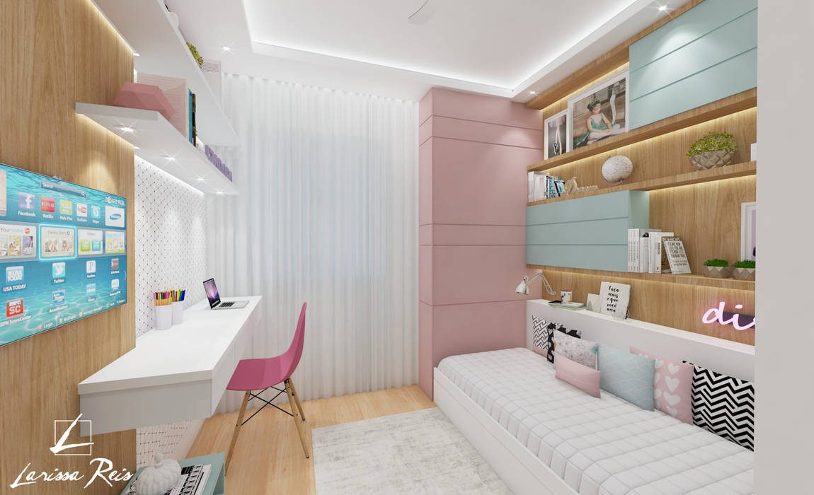 Quarto Izadora Larissa Reis Arquitetura Quartos modernos