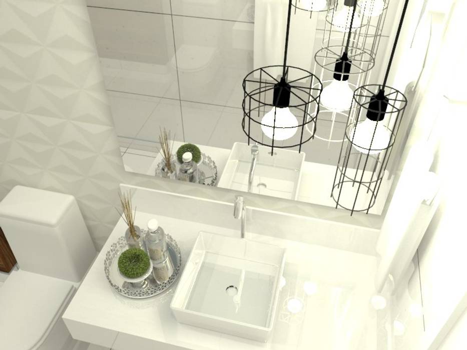 Banheiro, Garnet Design de Interiores Garnet Design de Interiores Baños de estilo moderno