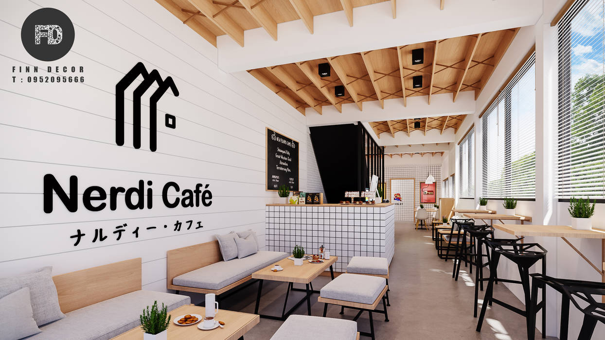 Nerdi cafe' // สุรินทร์, finndecor finndecor