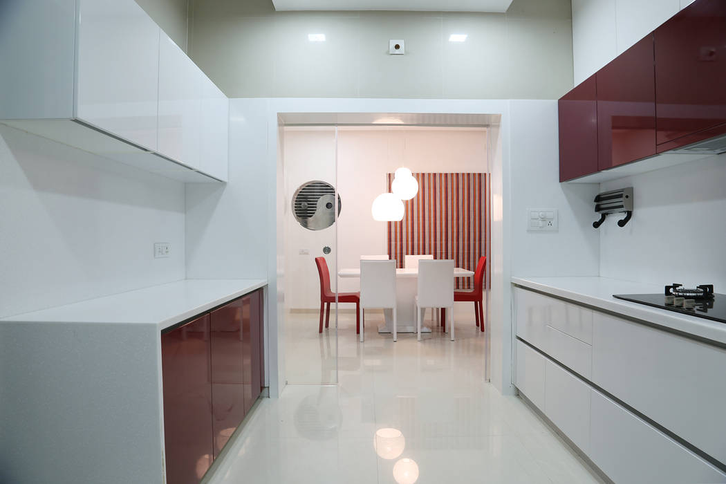 Single Family Private Residence, Ahmedabad, A New Dimension A New Dimension Kitchen units