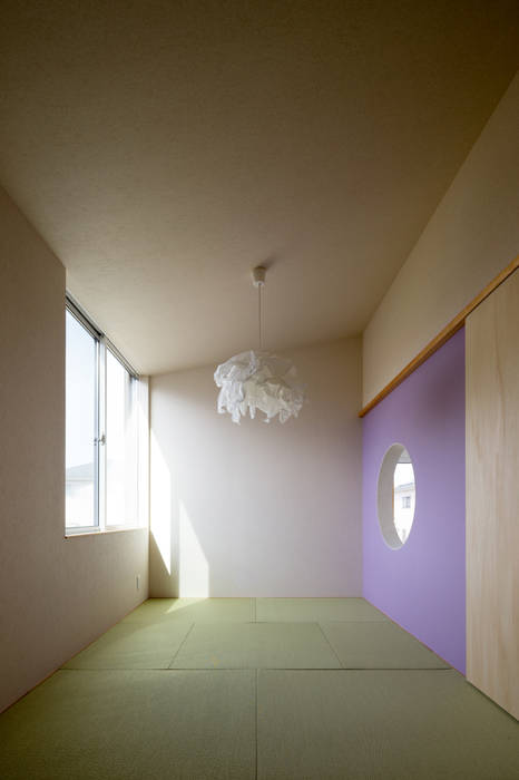 flap, *studio LOOP 建築設計事務所 *studio LOOP 建築設計事務所 Dormitorios de niñas