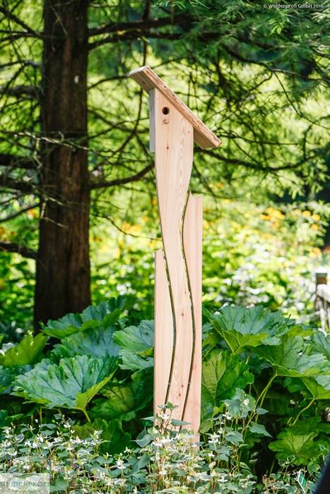 Nistkasten Gartenskulptur Morgentanzer Moderner Garten Von Naturgeflechte24 Modern Holz Holznachbildung Homify Nicht nur durch gussverfahren können gartenskulpturen erstellt werden. nistkasten gartenskulptur