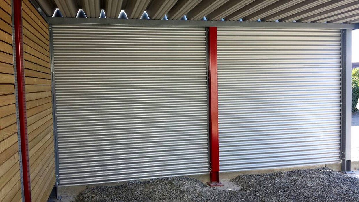 Doppelcarport Mit Garagentor By Carport Schmiede Gmbh Co Kg