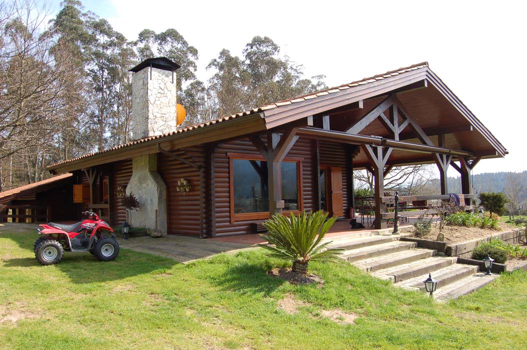 RUSTICASA | Casa rústica | Pontevedra, RUSTICASA RUSTICASA Wooden houses Solid Wood Multicolored