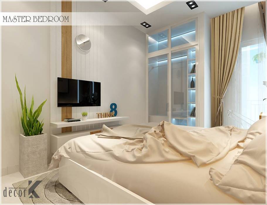 Bed Room Công ty TNHH TMDV Decor KT Phòng ngủ phong cách châu Á