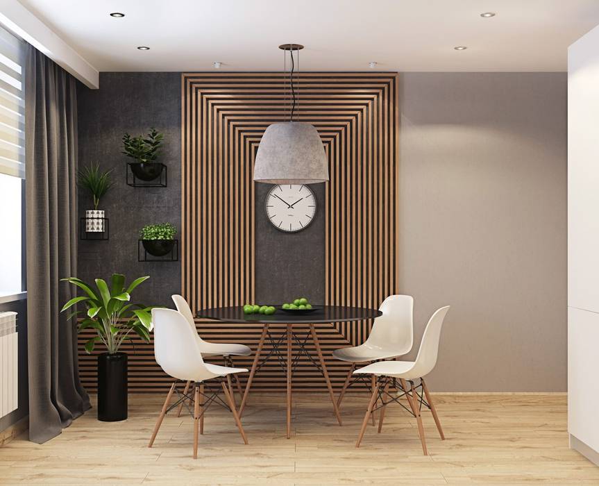 Дизайн-проект квартиры в Энгельсе (77.5 м.кв.), ДизайнМастер ДизайнМастер مطبخ