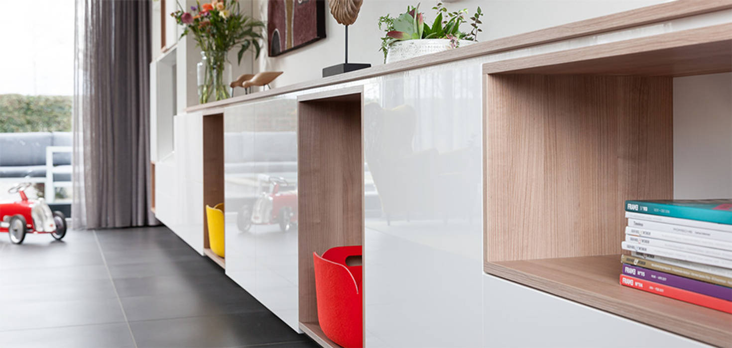 Close-up Meubel op maat Inspiring Concepts Moderne woonkamers