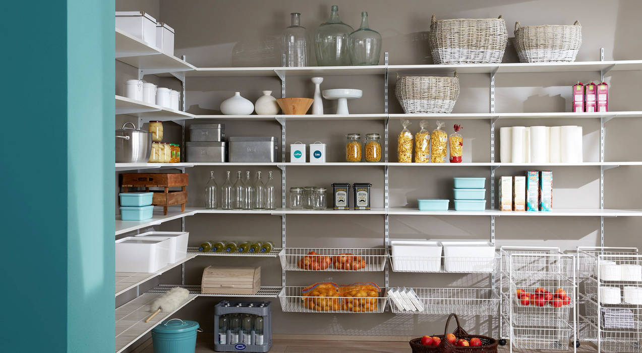 P-SLOT—Wall Shelving System homify كراج يتسع لسيارتين wall shelving system,storage,garage,basement