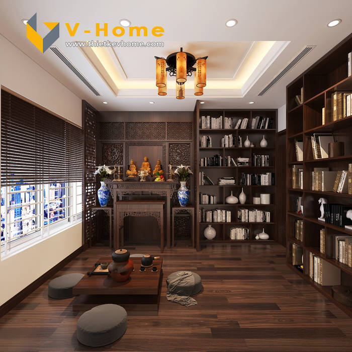 Thiết kế Chung cư Vinhomes – Chị Hiền, Công ty CP Kiến trúc V-Home Công ty CP Kiến trúc V-Home Phòng khách