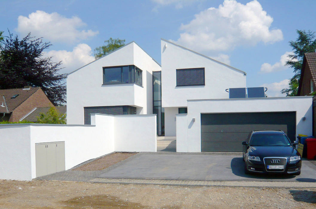 Strassenfassade Architetkurbüro Schulz-Christofzik Einfamilienhaus