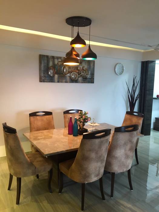 Dining table homify Modern dining room