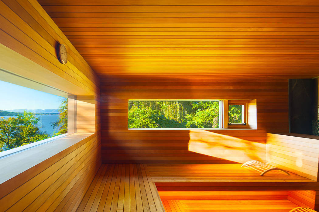 Hudson Valley Spa, andretchelistcheffarchitects andretchelistcheffarchitects Saunas