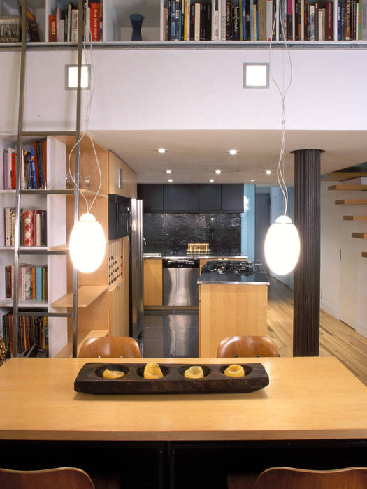 greenwich village duplex, Kimberly Peck Architect Kimberly Peck Architect モダンデザインの ダイニング