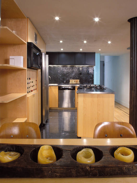 greenwich village duplex, Kimberly Peck Architect Kimberly Peck Architect Built-in kitchens