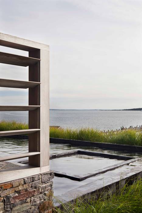 Shelter Island Pool & Terrace, andretchelistcheffarchitects andretchelistcheffarchitects مسبح لانهائي