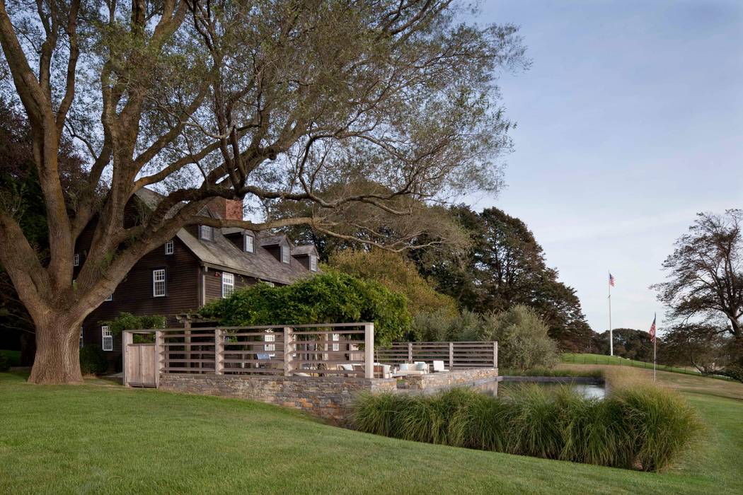 Shelter Island Pool & Terrace andretchelistcheffarchitects Modern Garden