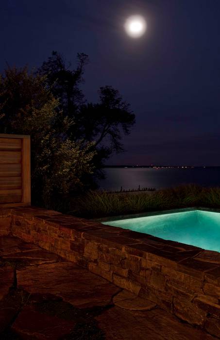 Shelter Island Pool & Terrace, andretchelistcheffarchitects andretchelistcheffarchitects Kolam renang infinity