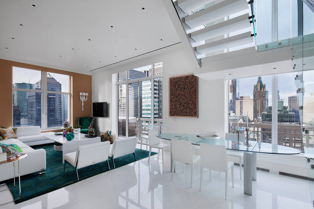 Park Avenue Duplex, andretchelistcheffarchitects andretchelistcheffarchitects Comedores modernos