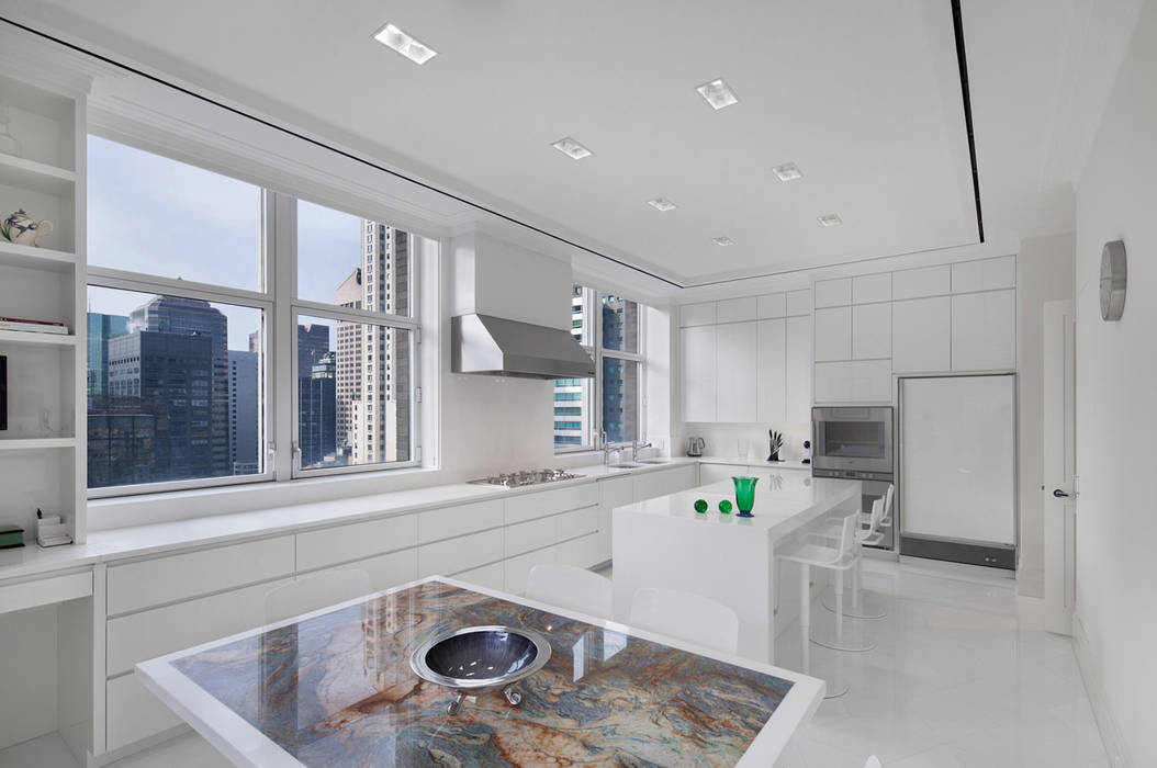 Park Avenue Duplex andretchelistcheffarchitects Modern kitchen