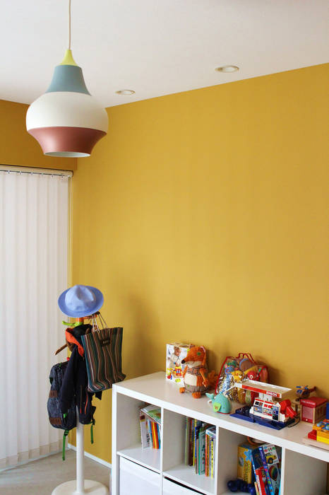 ポップな子ども部屋 Terajima Architects 子供部屋 Homify