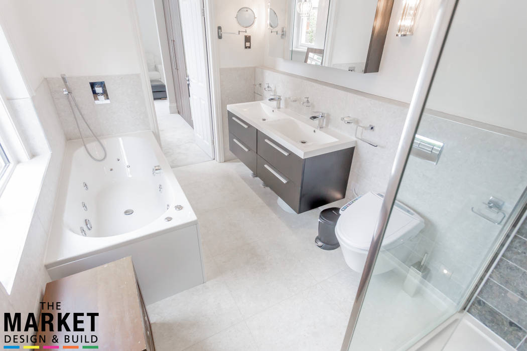 Teddington Extension And Refurbishment, The Market Design & Build The Market Design & Build Modern bathroom