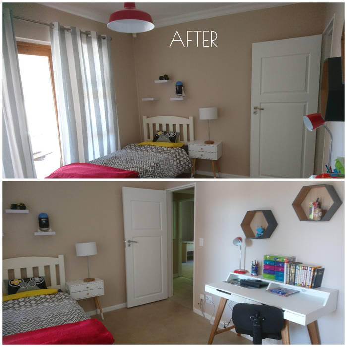 KIDS' BEDROOMS MINI MAKE OVER, BEFORE & AFTER DECOR BEFORE & AFTER DECOR