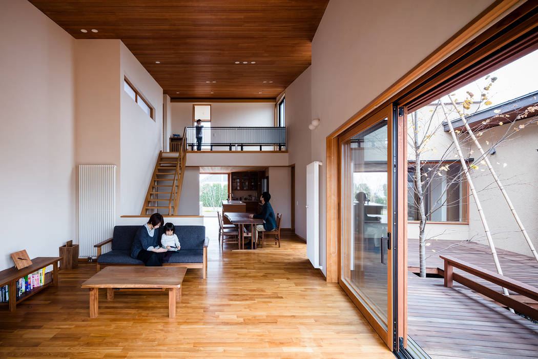 北アルプスを望む家, 藤松建築設計室 藤松建築設計室 Modern dining room