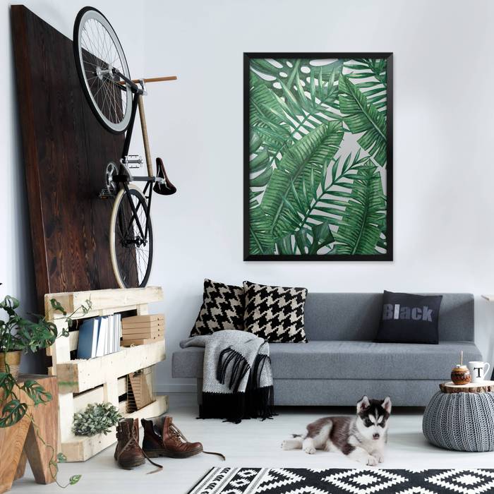 Green Fern Pixers Living room Pixers,livingroom,homedecor