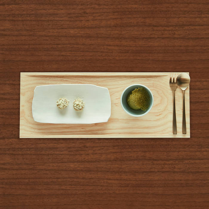 the 'portable dining table' (휴대용 테이블), 박하수 박하수 Kitchen Wood Wood effect Kitchen utensils