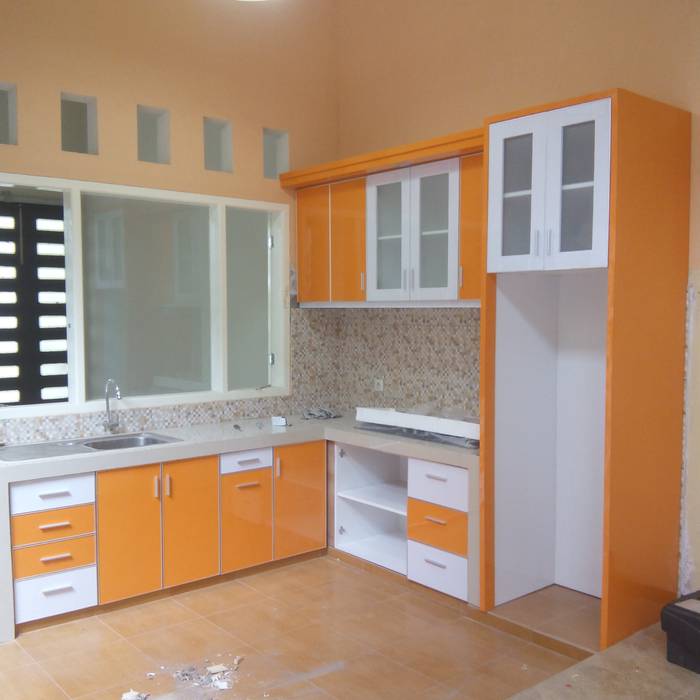 Kitchen Set Perumahan Pondok Nirwana Malang, the OWL the OWL Dapur Minimalis Cabinets & shelves