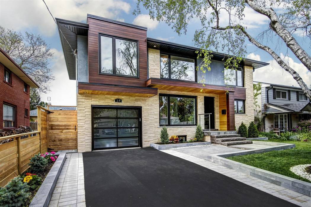 Elderfield Cres, Contempo Studio Contempo Studio Modern houses Plant,Sky,Cloud,Building,Window,Door,Tree,Grass,House,Condominium