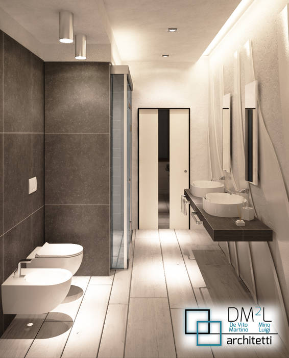 BAGNO DM2L Bagno moderno illuminazione bagno