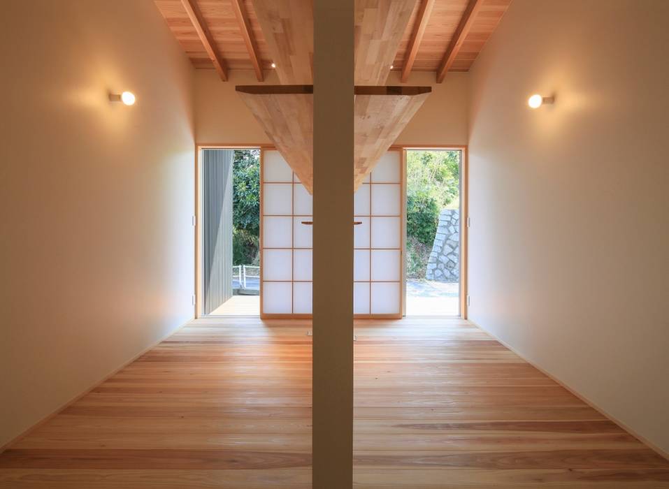 agata house, 髙岡建築研究室 髙岡建築研究室 Asian style nursery/kids room Wood Wood effect