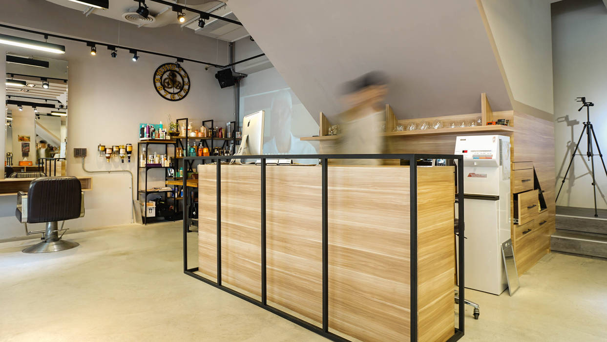 吧台 見和空間設計 商业空间 塑木複合材料 工業風,商業空間
