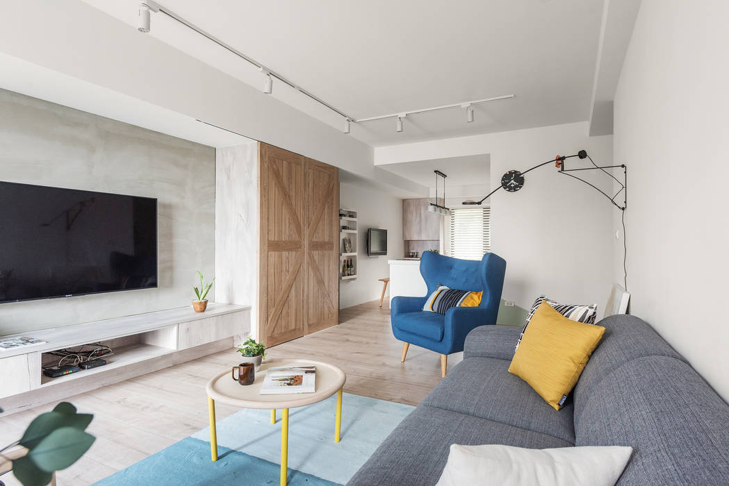 北歐20°, 寓子設計 寓子設計 Scandinavian style living room