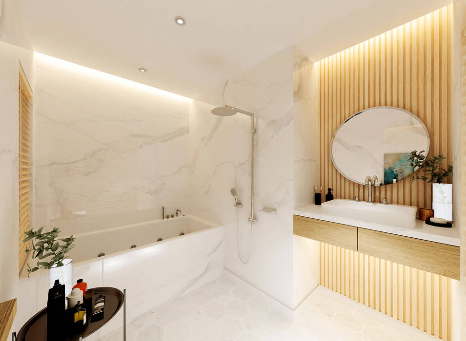 Căn hộ Mulberry Lane, Công ty trách nhiệm hữu hạn ANP Công ty trách nhiệm hữu hạn ANP Modern style bathrooms