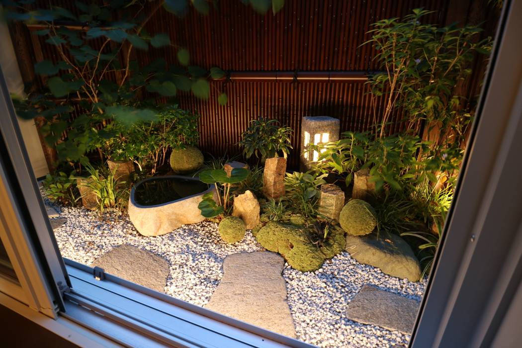 自然石を使ったモダンデザイン, 株式会社Garden TIME 株式会社Garden TIME Jardins zen Pedra